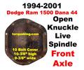 1994-2001 Dodge Ram 1500 Dana 44 Front Axle