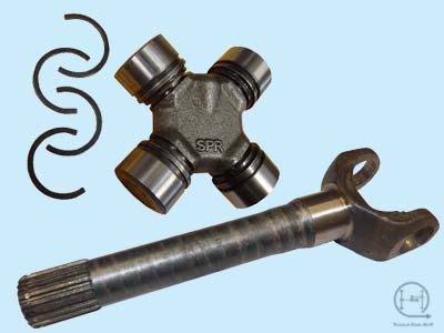 Axle Shafts & U-Joints 60-66 GM Dana 44HD