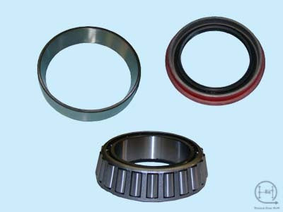Wheel Bearings & Seals 1967-1969 GM Dana 44