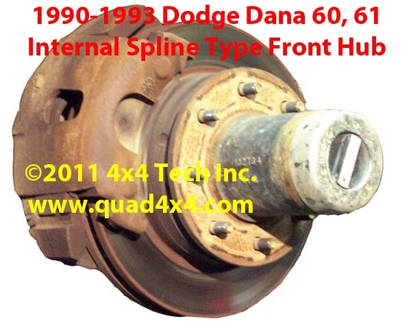 1975-1993 Dodge Dana 60 Axle Identification
