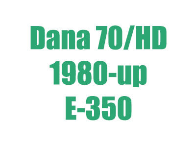 1980-2018 Ford E350 Dana 70, 70HD Rear Axle