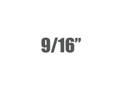 9/16" Grade 8 Fine Thread Bolt