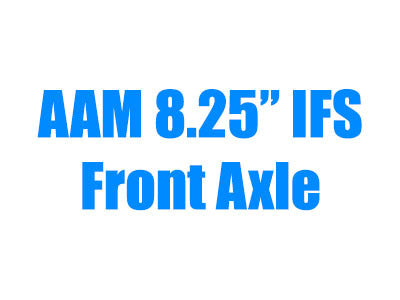 1988-2007 GM AAM 825 IFS Front Axle