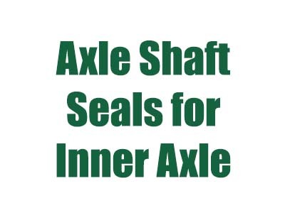Axle Shaft Seals for Inner Axle 00-05 Excursion