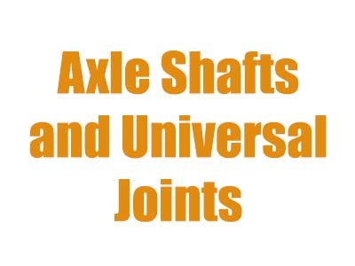 2008-2018 Ram 4500, 5500 Axle Shafts & U-Joints