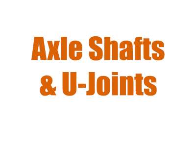 Roxor Front Axle Shafts and U-Joints