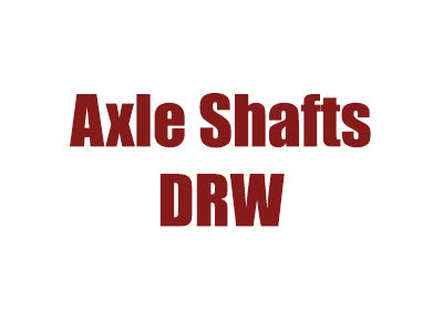 Axle Shafts 2019-up Ram 3500 DRW 12