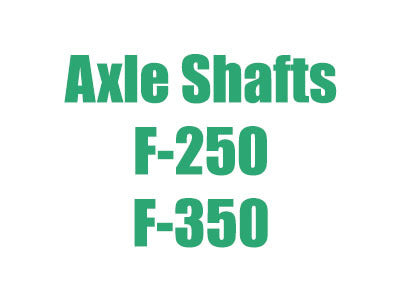 Axle Shafts, 05-16 F250, F350 Super 60F