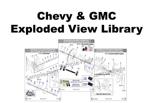 Exploded Views for 4x4s, SUVs, & Light Trucks