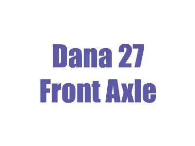 1962-1970 Jeep Wagoneer Dana 27 Front Axle