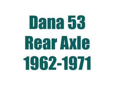 1962-1971 Jeep J-Series Dana 53 Rear Axle