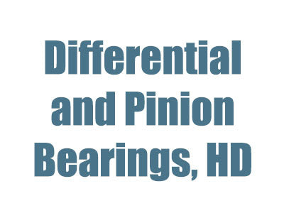 Diff & Pinion Bearings 72-84 Dana 70HD Rear Axle