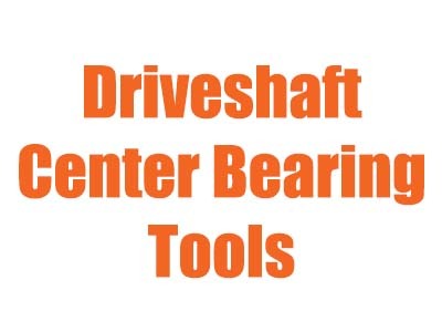 Driveshaft Center Bearing Tools