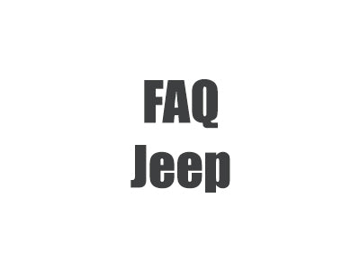 FAQs for Jeep