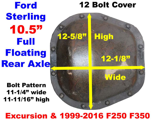 1999-2016 Ford F250, F350 10.5