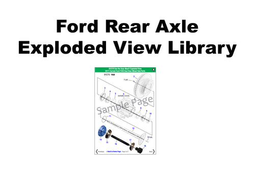 Ford Rear Axle Exploded Views