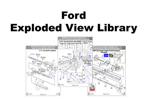 Exploded Views for Ford 4x4s