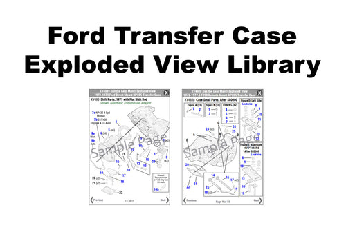Ford Transfer Case Exploded Views