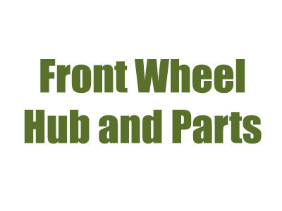 Front Wheel Hub and Parts 77-91 D60 Front