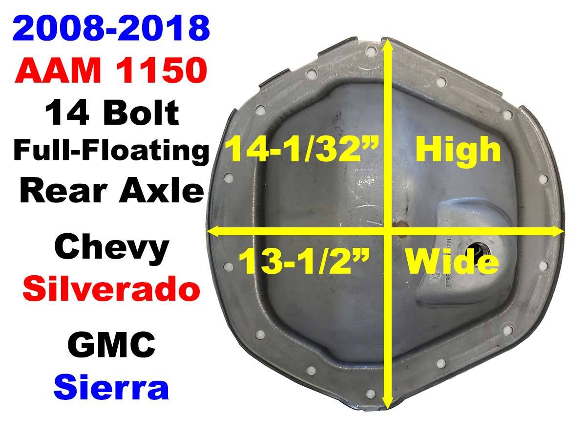 2001-2007 GM 2500, 3500 AAM 1150 Rear Axles