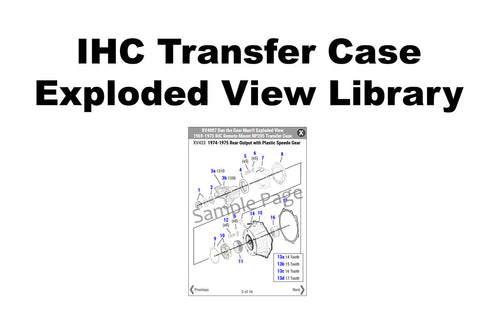 International Transfer Case Exploded Views