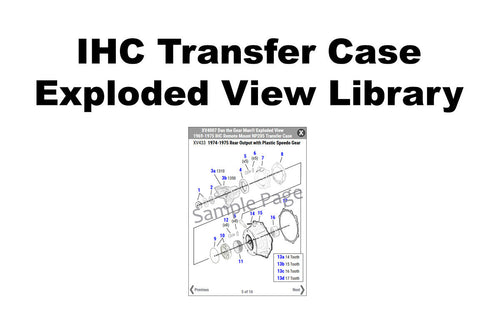 International Transfer Case Exploded Views