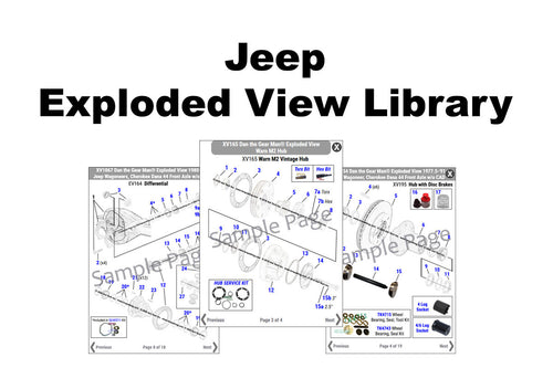 Exploded Views for Jeep 4x4s