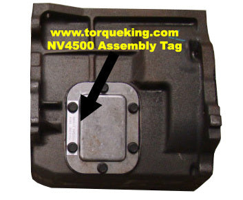 1994-2002 Dodge NV4500 Transmission Identification