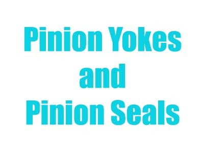 Pinion Yokes & Seals 2003-2018 Nissan Front Axle