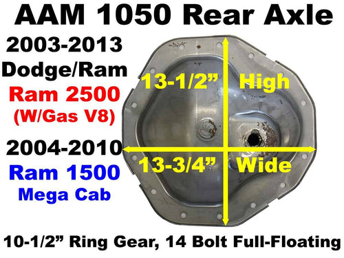 2003-2013 Dodge Ram 2500 10.5