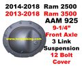 2013-2018 Ram AAM 925 Front Axle Identification