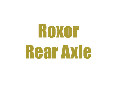 Mahindra Roxor Rear Axles