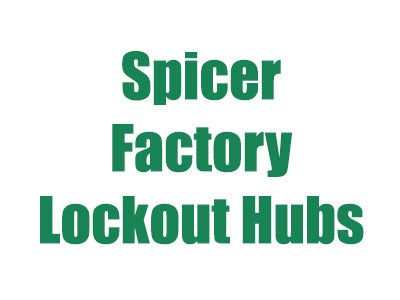 Spicer Factory Lockout Hubs 1980-1996 Ford F250 D44IFS