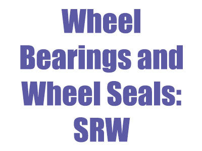 Wheel Bearings & Seals 72-93 SRW D70 Rear Axle
