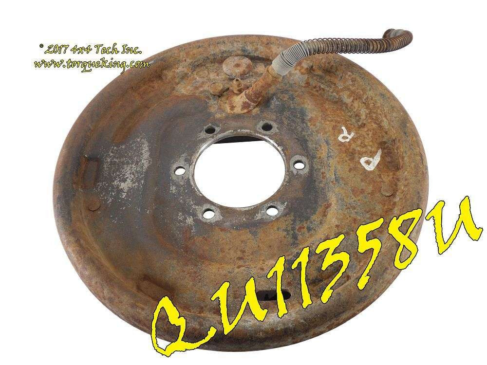 QU11358U Used Right Front Brake Plate for 1972-1974 Dodge W100 Torque King 4x4