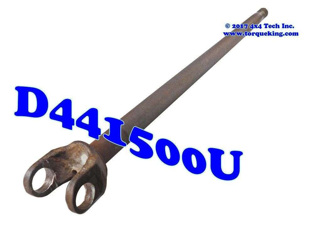 D441500U Used Left Inner Axle Shaft for 1972.5-1974 Dodge W100 Torque King 4x4