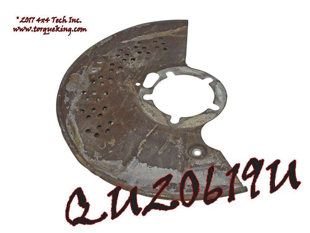 QU20619U Used Left Brake Shield for 1994-1996 Dana 44 Ford Bronco Torque King 4x4