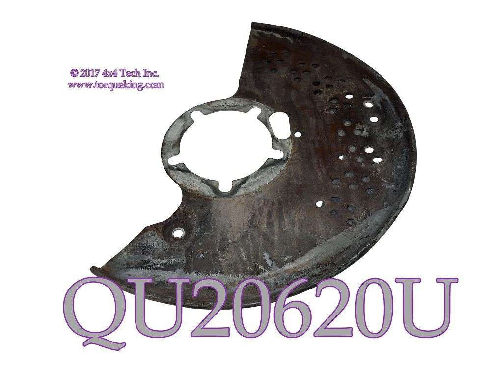 QU20620U Used Right Brake Shield for 1994-1996 Dana 44 Bronco Torque King 4x4