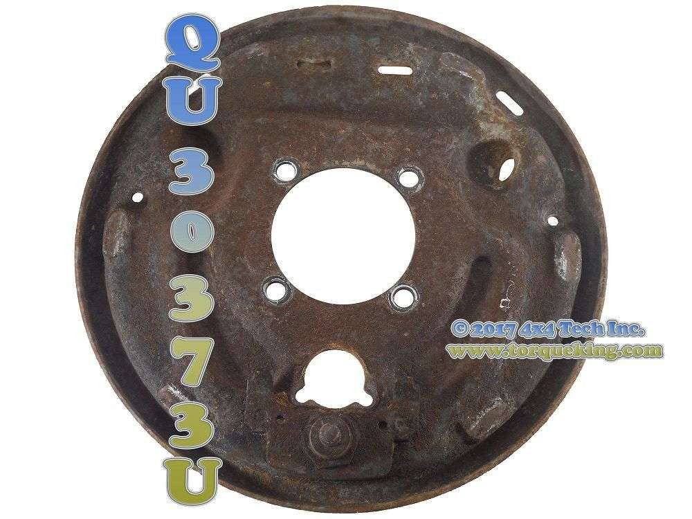 QU30373U Used Rear Brake Plate for 1984-2000 Chevy/GMC 9.5" Rear Axles Torque King 4x4