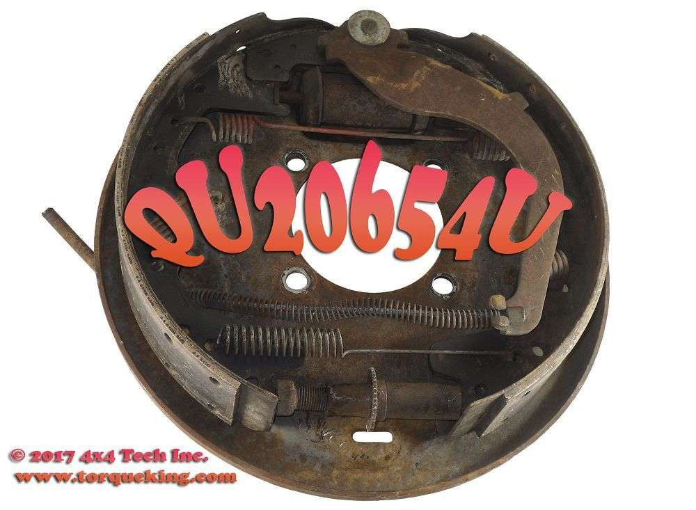 QU20654U Used Left Rear Brake Backing Plate for 1978-1983 Ford F250, F350 Torque King 4x4