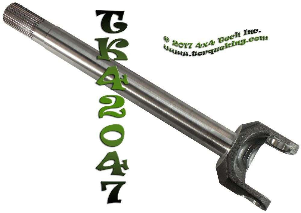 TK42047 Chromoly Dana 70 Right Inner Axle Shaft for 1969-1974 Dodge W300 Torque King 4x4