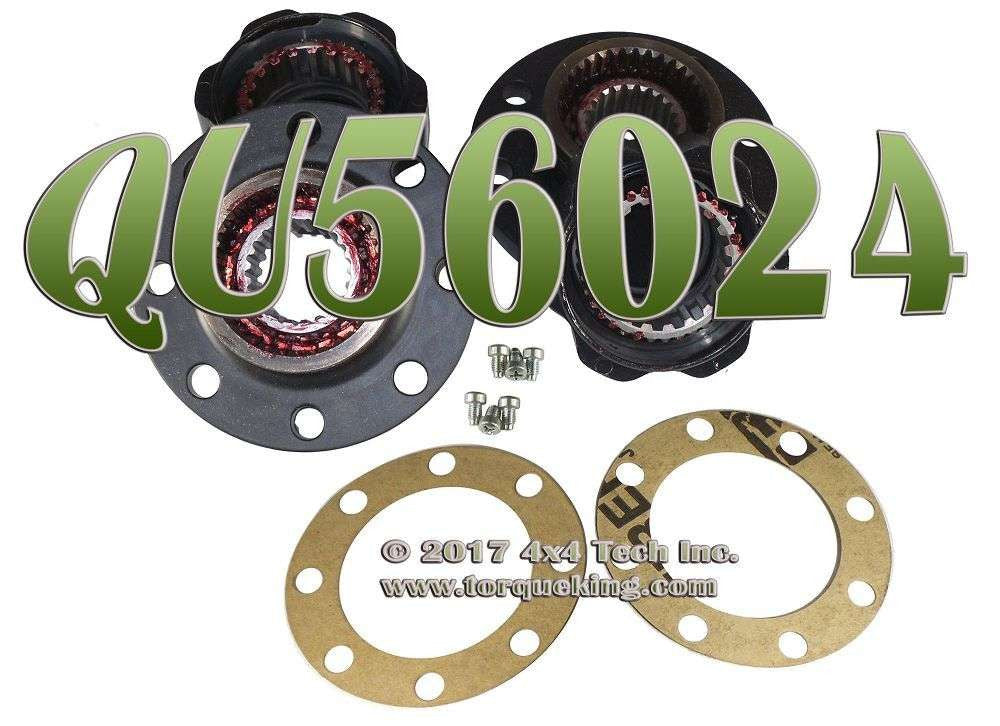 QU56024 21 Spline 8 Bolt Lock Out Hub Set for 68-74 Dodge Dana 70 Torque King 4x4