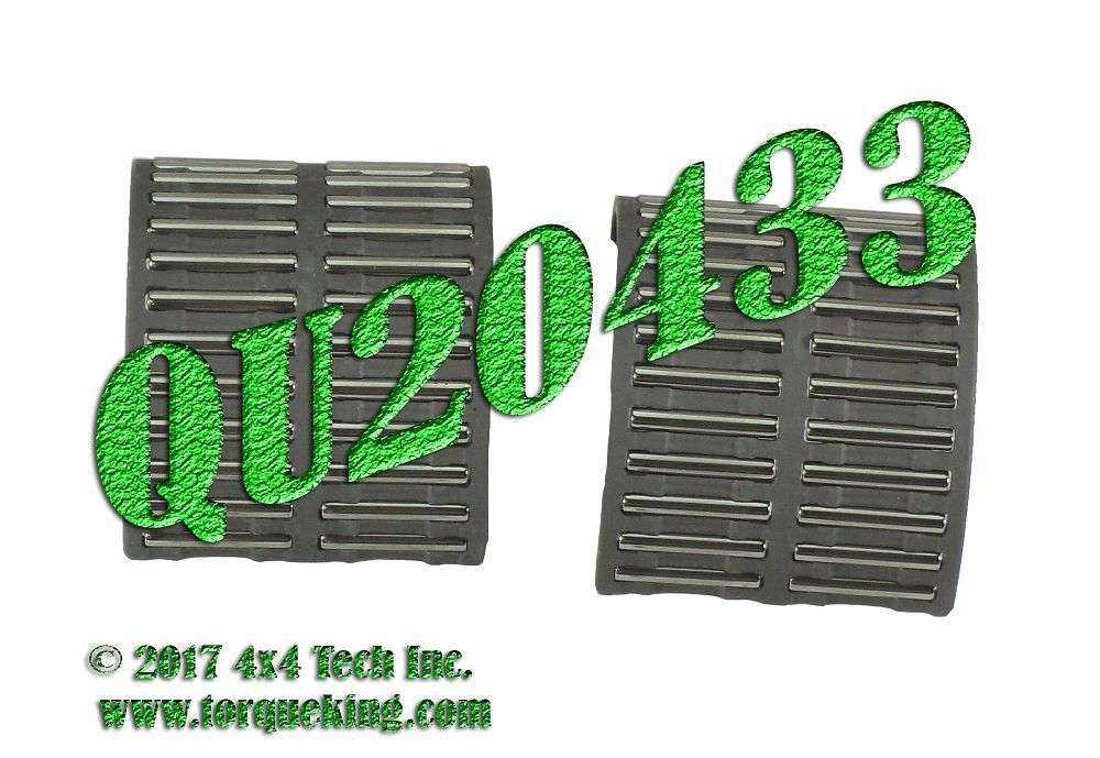 QU20433 2 Piece Steel Caged Needle Roller Bearing fits 5th Gear on Ford ZF 5-Speeds Torque King 4x4