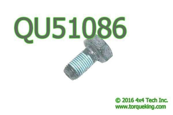 QU51086 AAM Ring Gear Bolt for many GM 7.6", 8", & 8.6" Axles also fits Dodge 9-1/4" rear axles Torque King 4x4