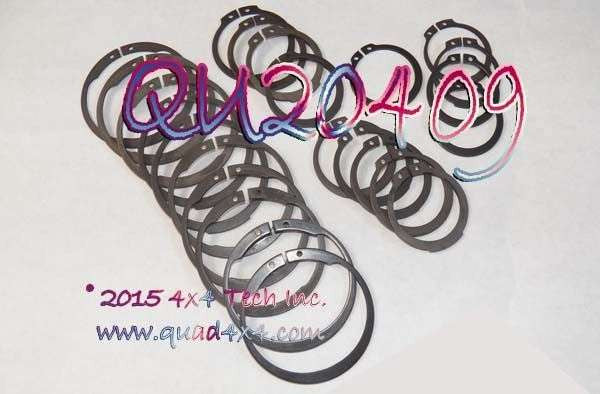 QU20409 Snap Ring Kit for 1988-2004 Ford ZF5-42 and ZF5-47