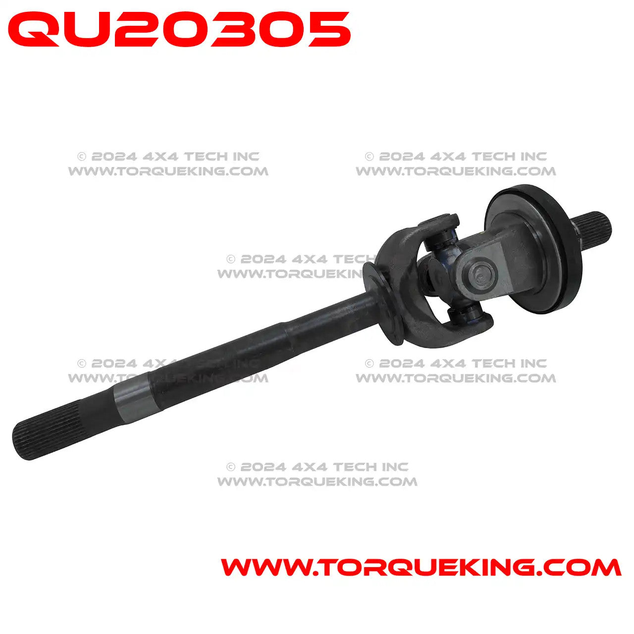 QU20305 Right Axle Shaft Assembly for 2005-2019 Ford F250, F350 trucks Torque King 4x4