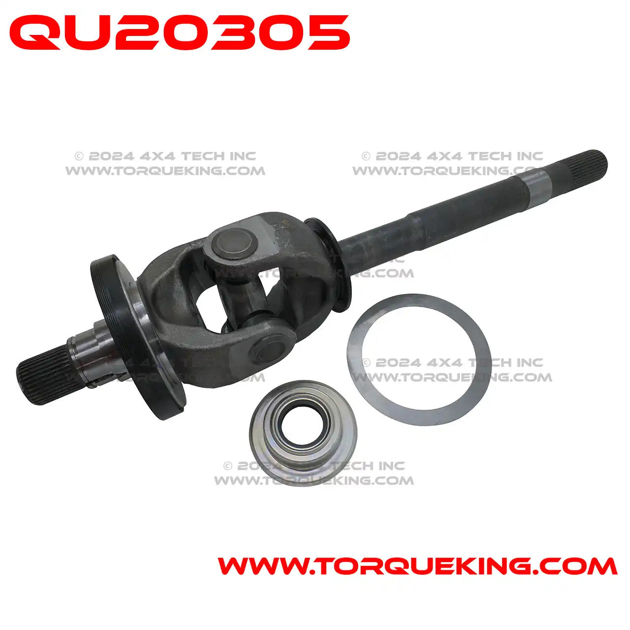 QU20305 Right Axle Shaft Assembly for 2005-2019 Ford F250, F350 trucks Torque King 4x4