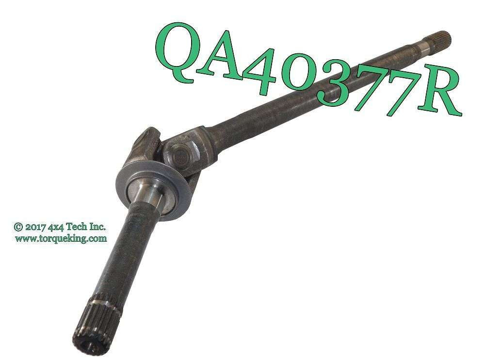 QA40377R Reconditioned F-250 Right Axle Shaft Assy with New U-Joint Torque King 4x4