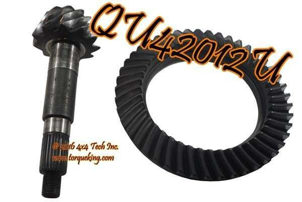 QU42012U Used 4.09 Ratio Reverse Spiral Ring and Pinion Set Torque King 4x4