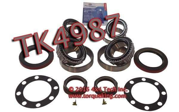 TK4987 DRW Wheel Bearing, Seal, and Spindle Nut Kit for Ram Dana 80 Torque King 4x4